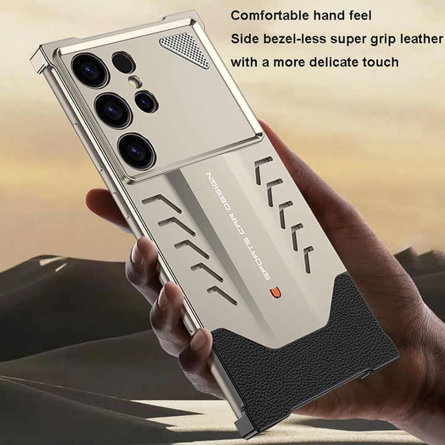 Metallic Shockproof Bumper Case with Rugged Grip – Galaxy S Series