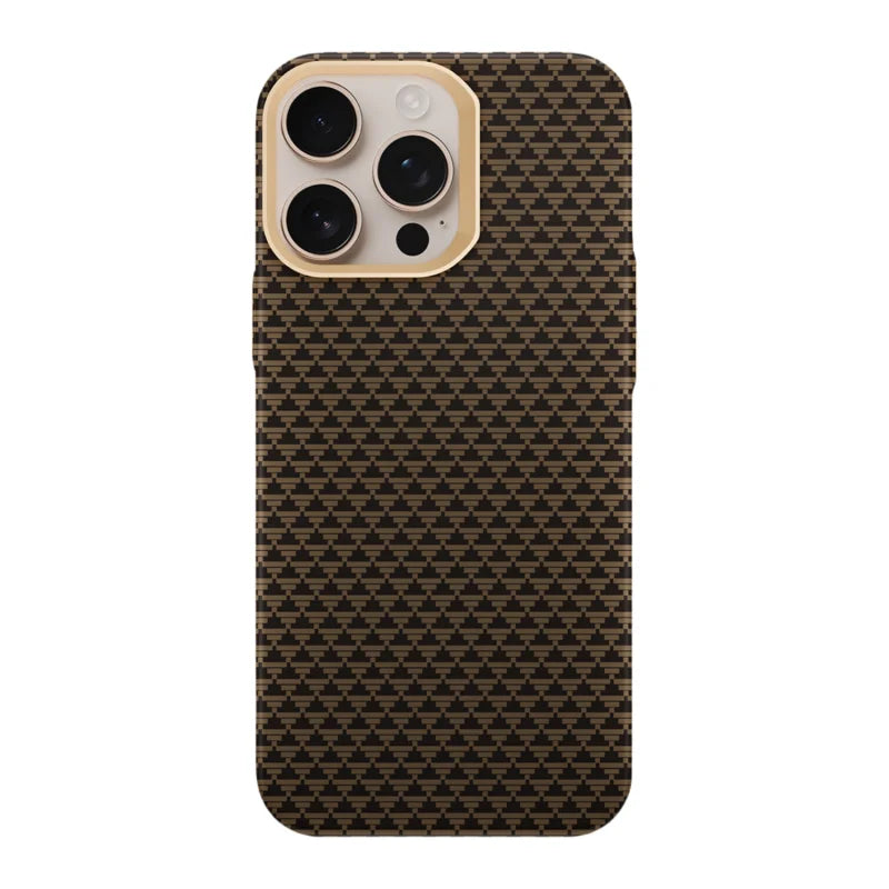 Premium Woven-Texture Matte Case – iPhone Series