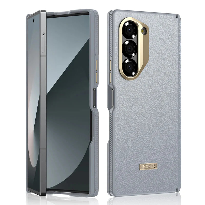 Premium Leather One-Piece Case with Camera Frame – Z Fold Series