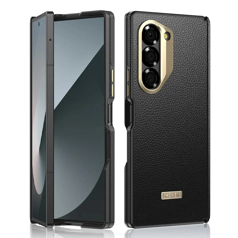 Premium Leather One-Piece Case with Camera Frame – Z Fold Series