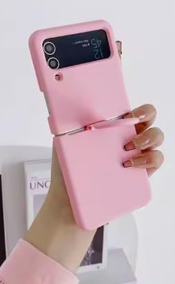 SAMSUNG Galaxy Z Flip Series Silicone Cover with Ring – Secure Grip Protective Case