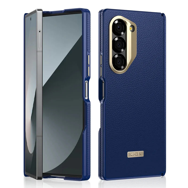 Premium Leather One-Piece Case with Camera Frame – Z Fold Series