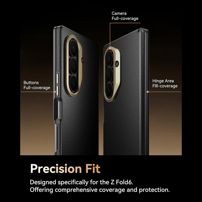 Premium Leather One-Piece Case with Camera Frame – Z Fold Series