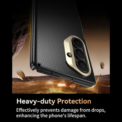 Premium Leather One-Piece Case with Camera Frame – Z Fold Series