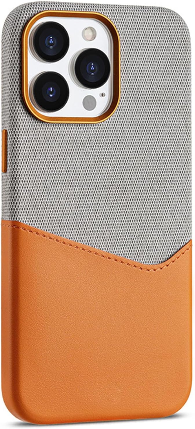 Fabric & Leather Hybrid Protective Case – For iPhone Series