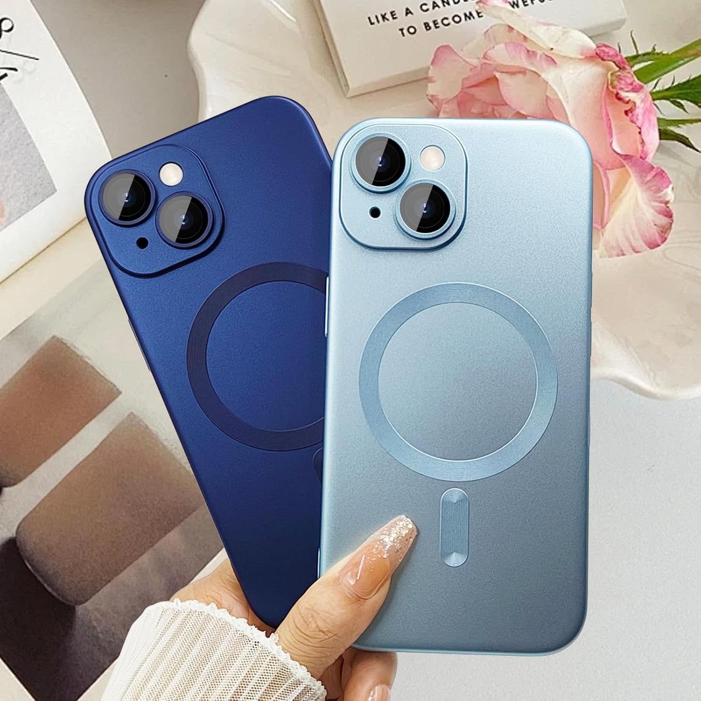 Magnetic Tough Case with Screen Protector – Shockproof & Clear Design