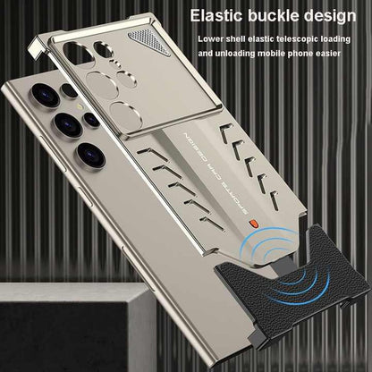 Metallic Shockproof Bumper Case with Rugged Grip – Galaxy S Series