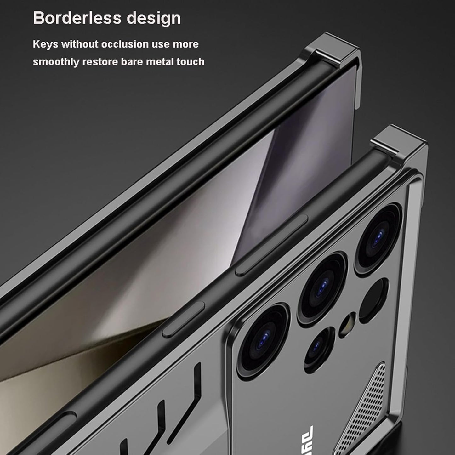 Metallic Shockproof Bumper Case with Rugged Grip – Galaxy S Series