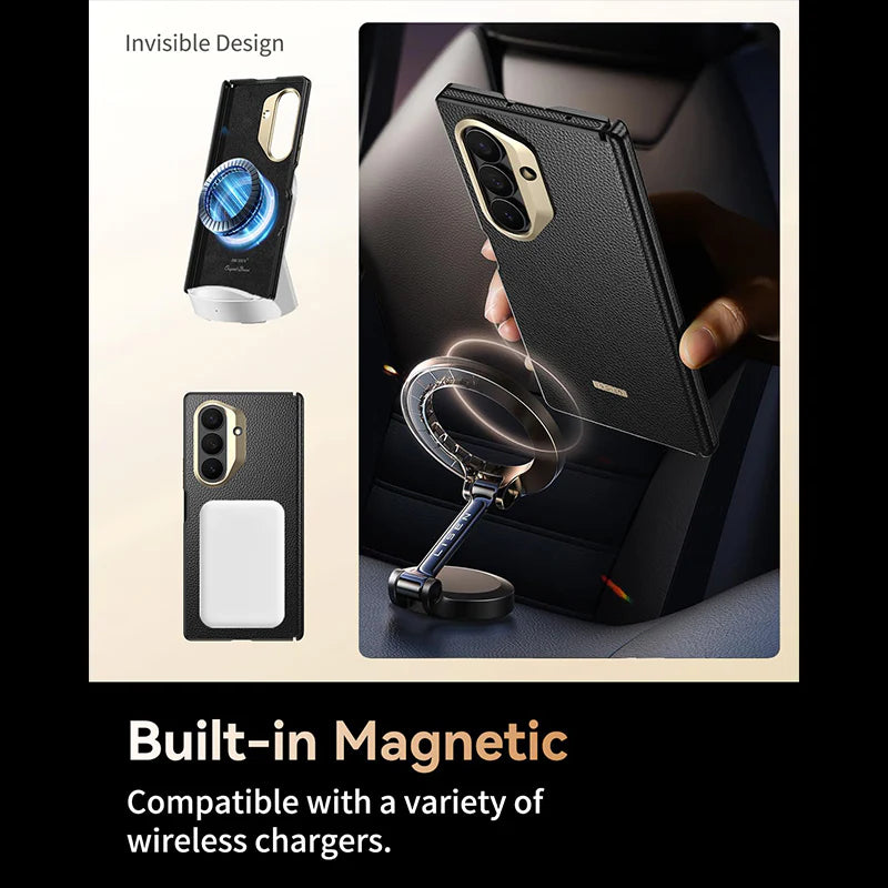 Premium Leather One-Piece Case with Camera Frame – Z Fold Series