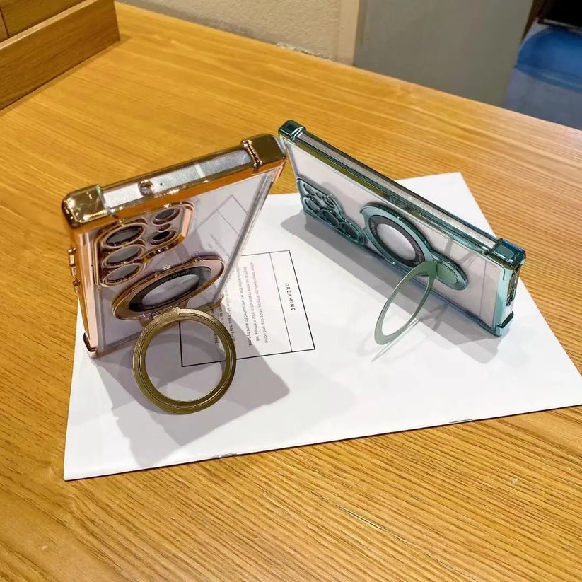 Transparent Bumper Stand Case - Samsung