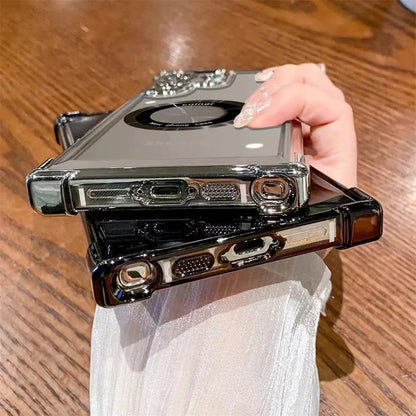 Transparent Bumper Stand Case - Samsung