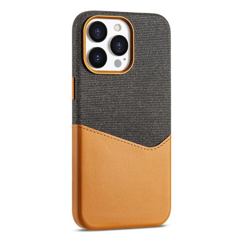 Fabric & Leather Hybrid Protective Case – For iPhone Series