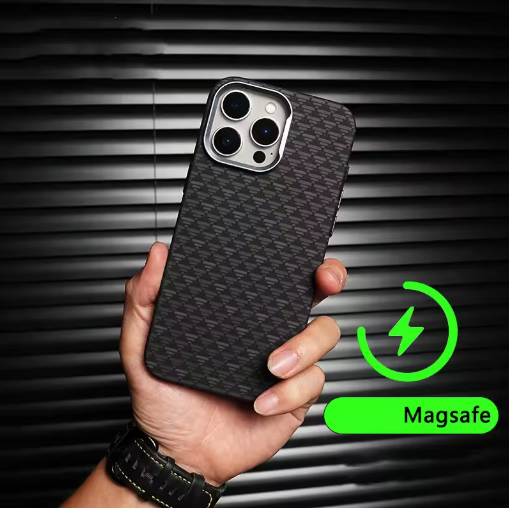 Premium Woven-Texture Matte Case – iPhone Series