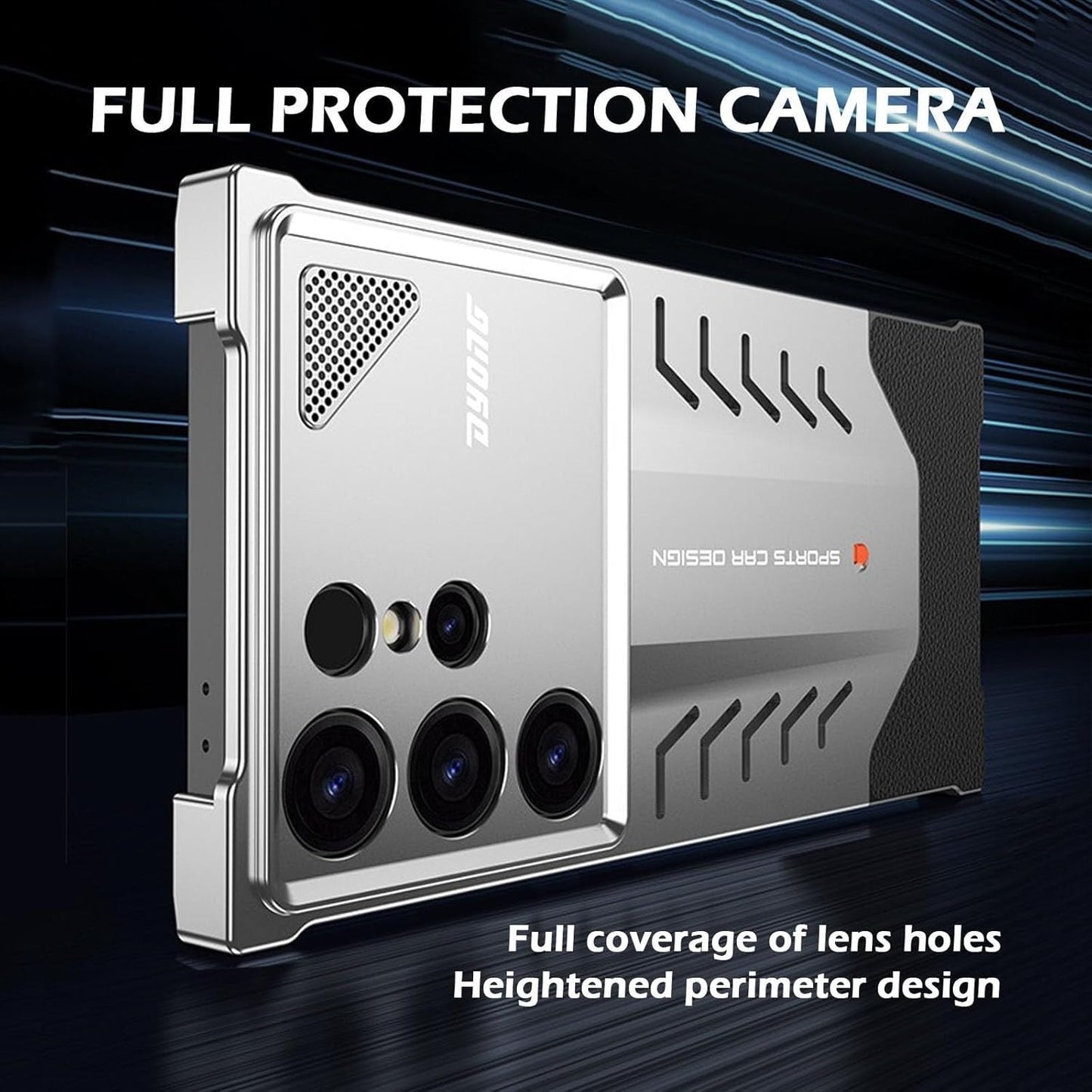 Luxury Frameless Shockproof Sports Car Design Case for Samsung