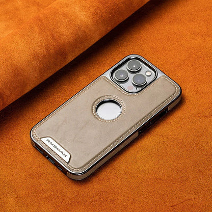 Vintage Luxe Leather MagFit Case – Premium Classic Grip Edition