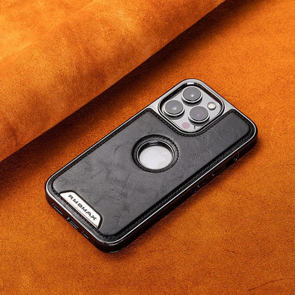 Vintage Luxe Leather MagFit Case – Premium Classic Grip Edition