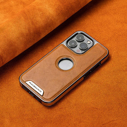 Vintage Luxe Leather MagFit Case – Premium Classic Grip Edition