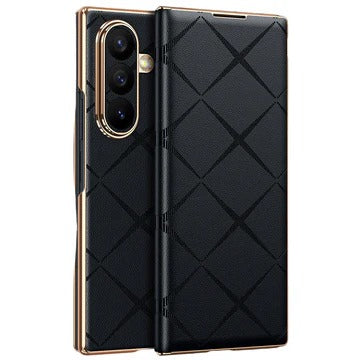 Regal Lattice Leather Folio Case for Samsung Galaxy Z Fold Series