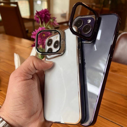 Crystal Luxe Mirror-Edge Clear Shield Case for iPhone Series