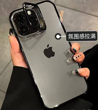 Crystal Luxe Mirror-Edge Clear Shield Case for iPhone Series