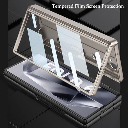 Galaxy Z Fold Magnetic Hinge Case with Screen Protector Kickstand