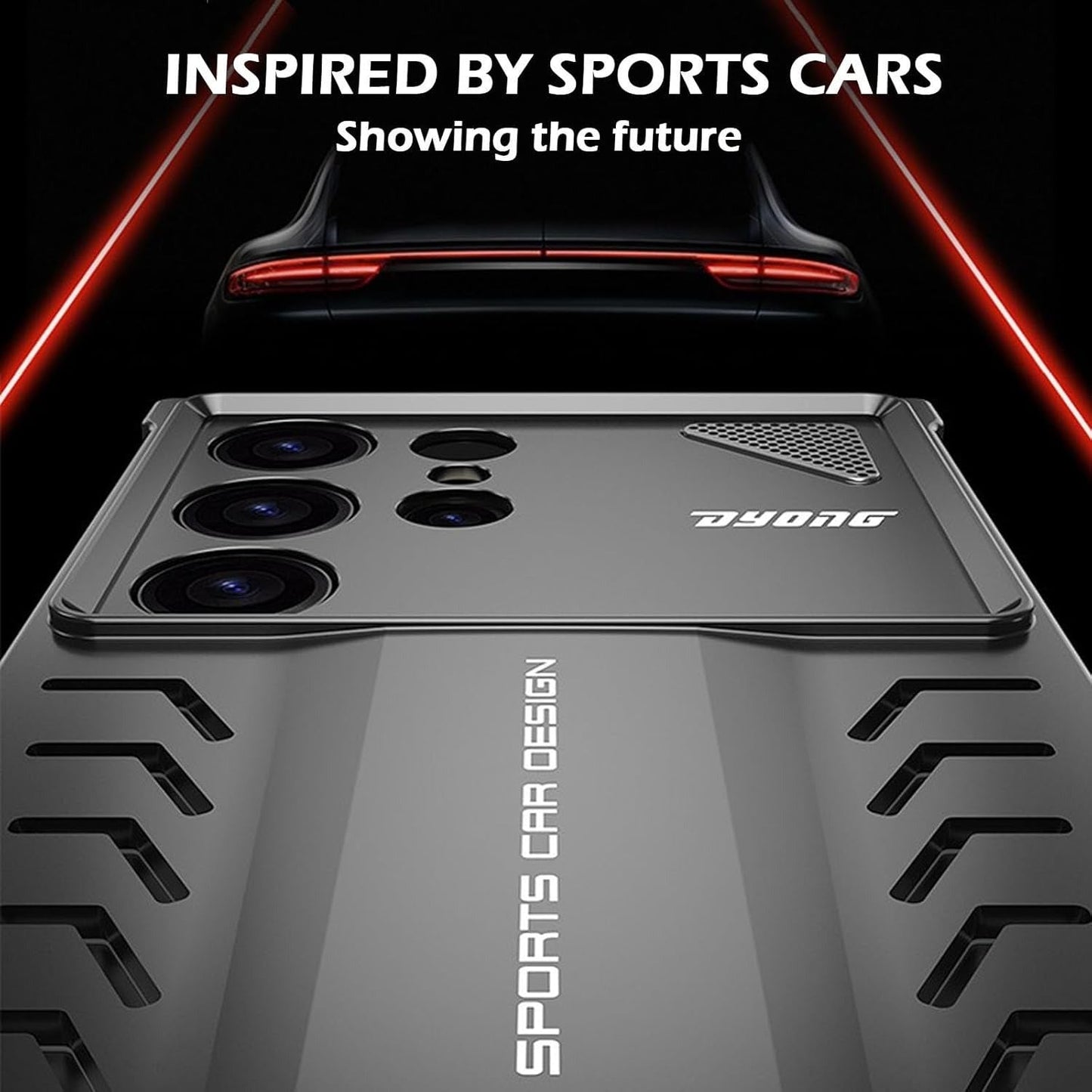 Luxury Frameless Shockproof Sports Car Design Case for Samsung
