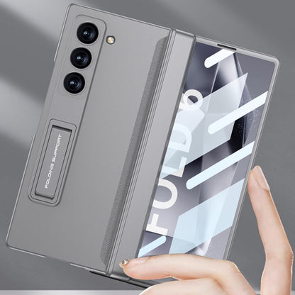 Galaxy Z Fold Magnetic Hinge Case with Screen Protector Kickstand